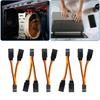 5Pcs 30 Core Short Servo Y Extension Cable 5cm Lead Wire for RC Models and Robotics with Silicone Wire