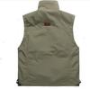 Мужской жилет с несколькими карманами на весну/осень — легкий, для фотосъемки на открытом воздухе/рыбалки, большой размер, модель 7838