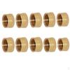 Упаковка из 10 шт., сверхпрочная крышка от бутылки, твердая латунь, заправка для бензобака, герметичный диаметр баллона 1 фунт. 24мм