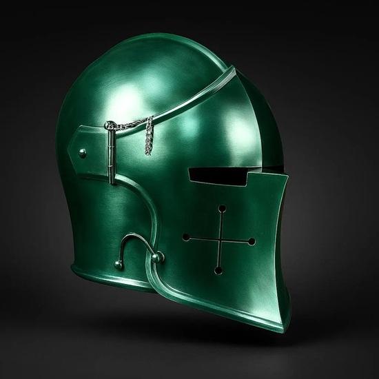 Handmade Medieval Barbuta Helmet Perfect for Renaissance Fair, Cosplay, LARP, Halloween Costume Authentic Steel Armor Replica