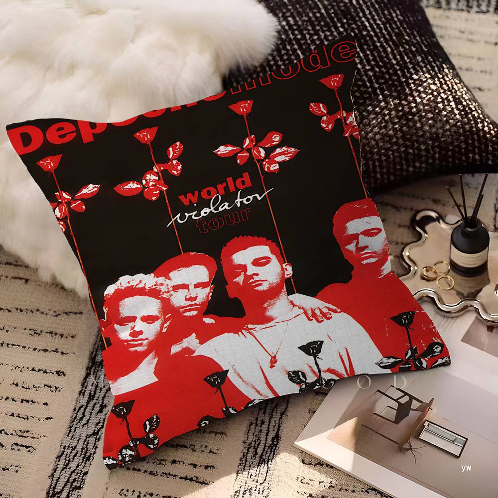 Rock Band D-Depeche Mode Персонализированная Подушка Чехол от Пыли Спальня Детская Вечеринка Украшение Наволочка День Рождения Детский Подарок