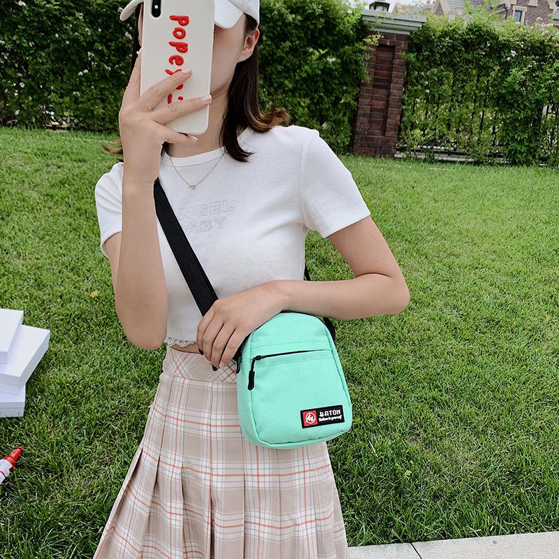 Трендовая мини-сумка кроссбоди из канваса 2020 - Унисекс, универсальная и стильная для студентов