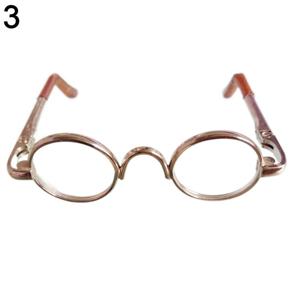 Accessories Mini Plush Doll Glasses Clothes Plush Doll Eyeglasses Cute Round Frame For 10cm Dolls