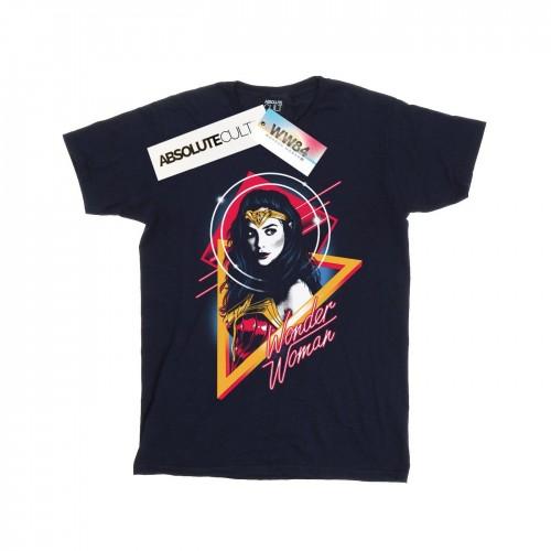 DC Comics Womens/Ladies Wonder Woman 84 Diana 80s Triangle Cotton Boyfriend T-Shirt