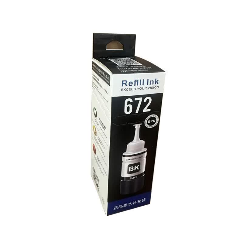 Tianshuo 672 Black Ink for Epson EcoTank Printers (70ml)