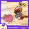 Compact Heart-Shaped Double-Sided Makeup Mirror for Dorms