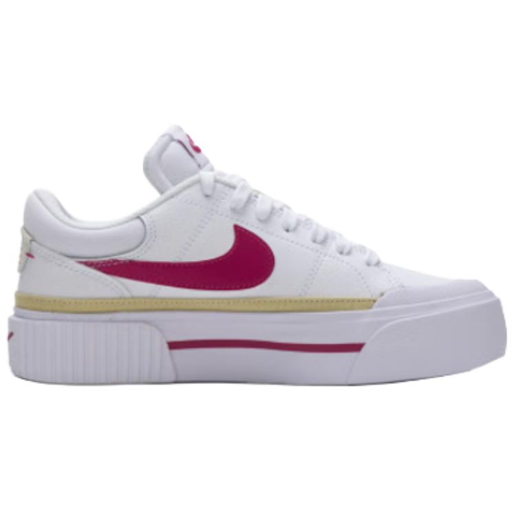 Nike Женские Court Legacy Lift Белый Золотой Красный DM7590-112
