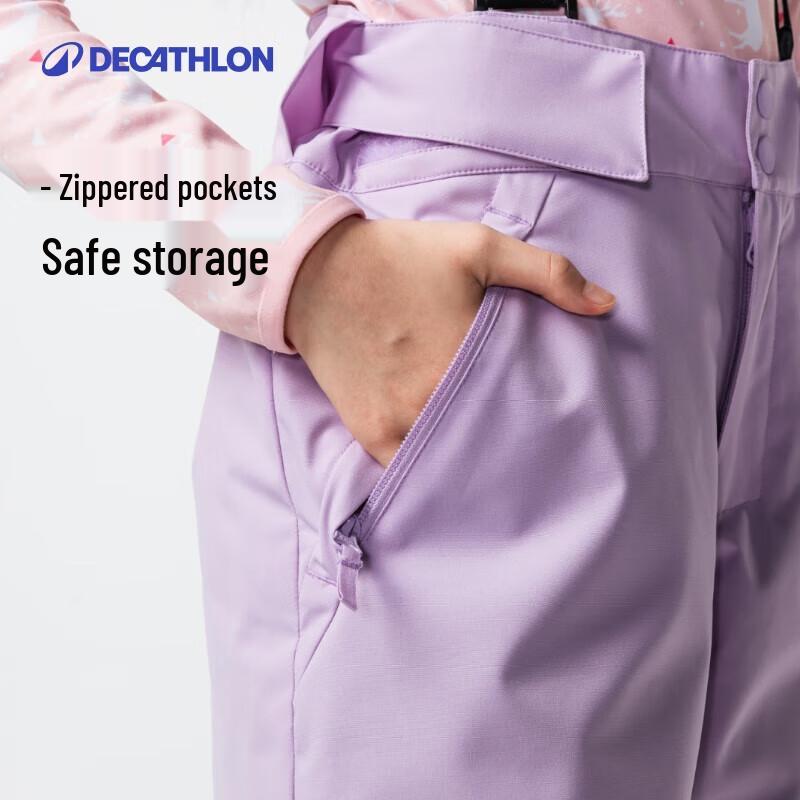 Детские фиолетовые горнолыжные комбинезоны Decathlon KIDK