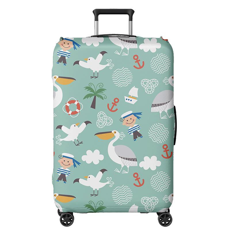 Индивидуальный усиленный кожаный чехол-сумка на колесиках от пыли