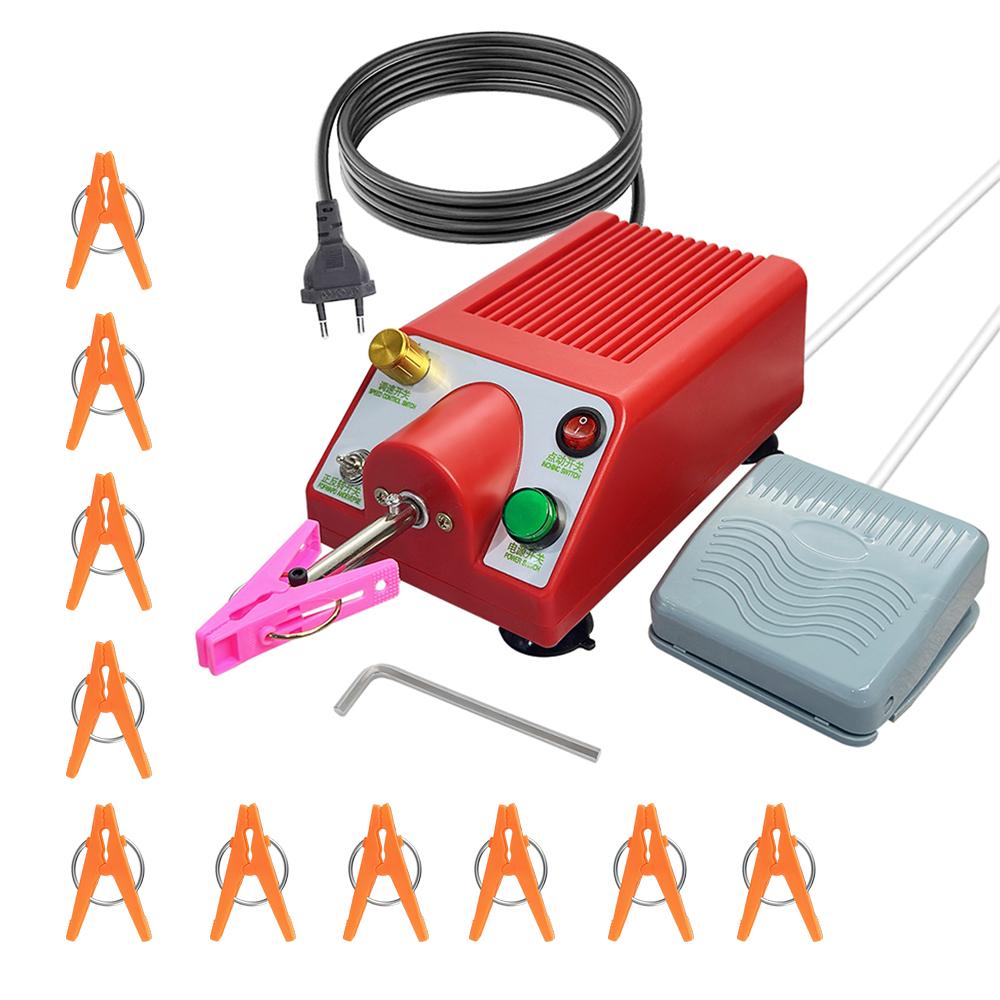 220 В/110 В электрическая крутильная машина с регулируемой скоростью, крутильная машина с экранированным проводом и ножным переключателем