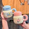 Инс милый ребенок слон керамический чайник высокая ценность кружка с крышкой ложка мальчики и девочки кофейная чашка для воды подарок на день рождения
