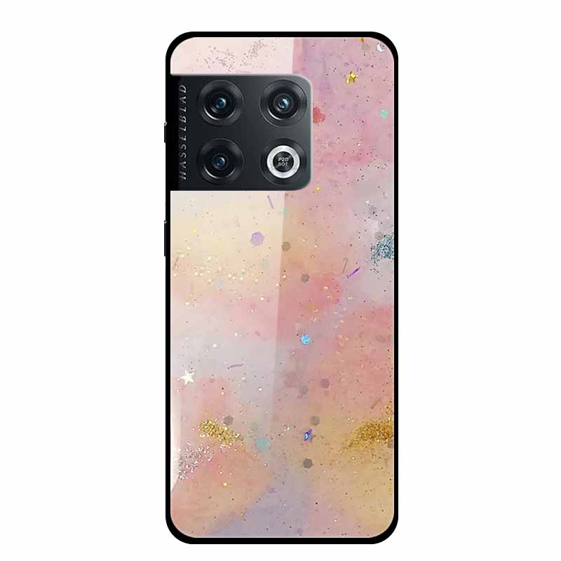 For OnePlus 10 Pro Case Marble Tempered Glass Back Cover Hard Case For OnePlus 10 Pro Shockproof Fundas NE2210 Protective Coque