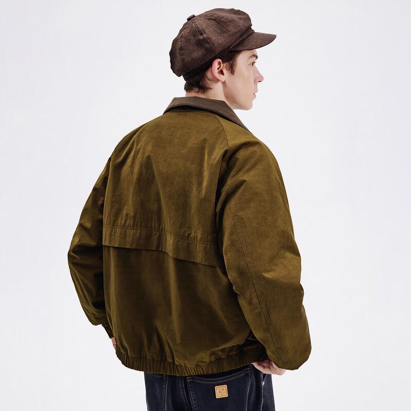 NVG·YOUNG Men's Stand Collar Fleece Jacket