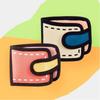 Creative Ultra-Thin Canvas Wallet Multi-Card Slot Cartoon Coin Purse Women's Wallet Women