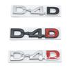 3D Металлический D-1шт 4D Логотип Задняя Крышка Багажника Значок Эмблема Наклейка на Автомобиль Наклейки для Land Cruiser Corolla RAV4 Verso Prado Camry Аксессуары