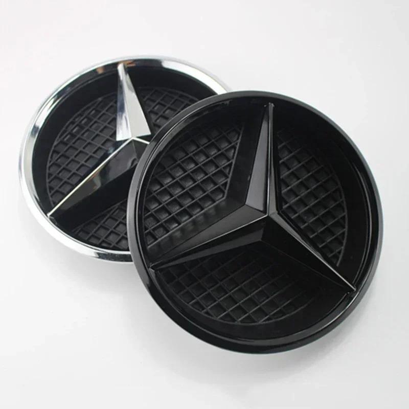 1pcs 3D Car Grill Emblem Star Badge Front Grill Logo Mercedes Benz Amg W204 W205 W213 X253 A B C E S CLA GLB GLC GLE KQ9