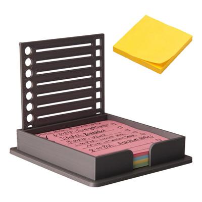 Держатель для липких заметок с трафаретом Диспенсер для заметок Post-it Водонепроницаемый Портативный Акриловый Самоклеящийся