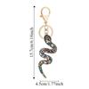 Mixed Color Snake Lucky Pendant Sparkle Zodiac Snake Year Key Ring  Couple