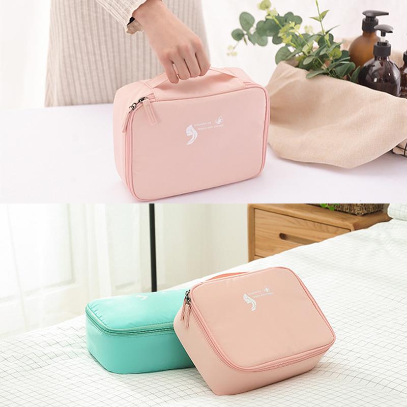 Makeup Bag For Women Toiletries Organizer Waterproof Travel Make Up Storage Pouch Female Large Capacity Portable Cosmetic Case