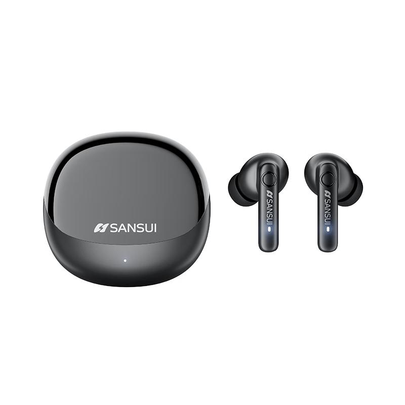 SANSUI W66 Wireless Noise-Cancelling Sports Earbuds