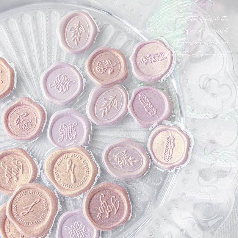 18 шт./пакет, винтажная наклейка, восковая печать, наклейка для декоративной наклейки «сделай сам», сургучная печать