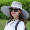 Nylon Mesh Fisherman Hat Wide Brim Hiking Cap Simple Sun Hat  Fishing