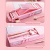 Double Password Lock Pencil Case Double Layer Stationery Organizer  For Boys/Girls