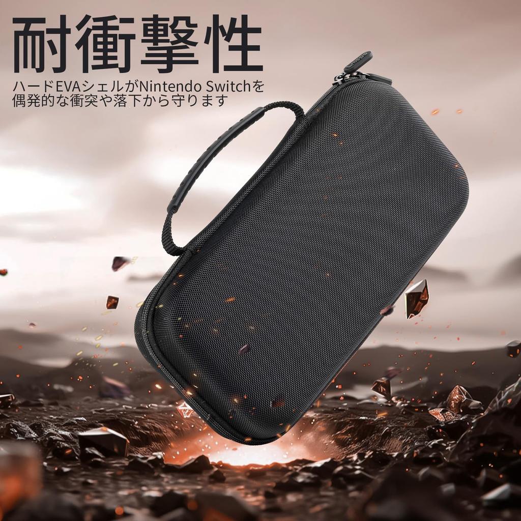 Lmcpa Switch 2 Совместимый Чехол для Switch 2025 дюймов Большая Вместимость Сумка для Хранения для Аксессуаров Switch 2 Защита Большая Вместимость Материал EVA