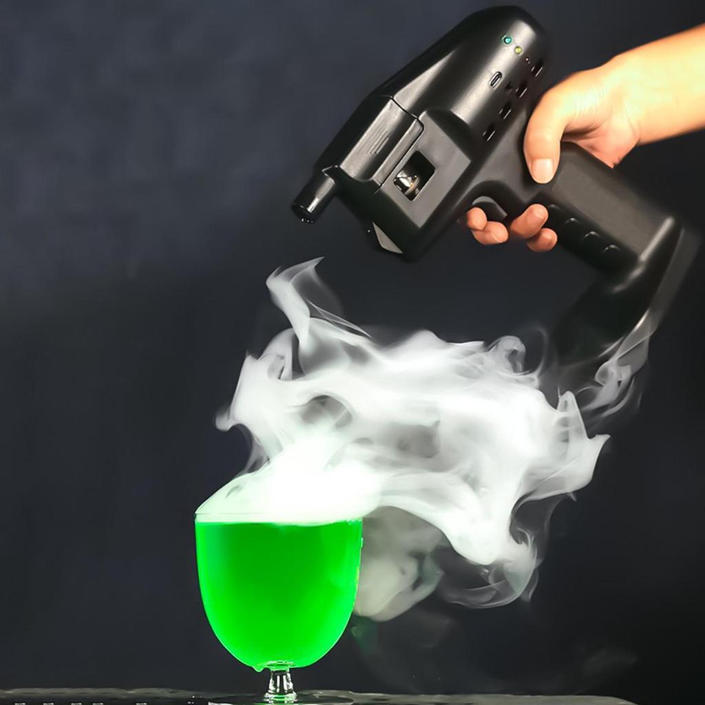 Handheld Cocktail Bubble Maker Infuser Machine with Accessories for Tea