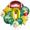 American Football Latex Aluminum Film Balloon Photo Props Football Super Bowl 32 Inch Numbers