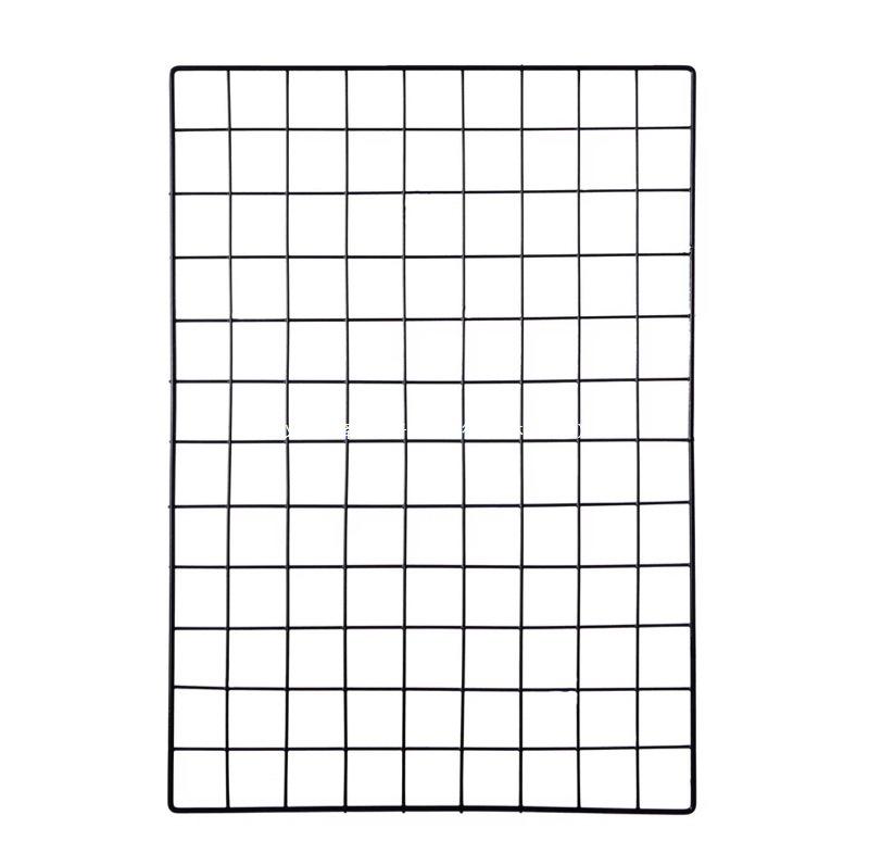 Black Bold Mesh Photo Wall Hanging & Display Rack