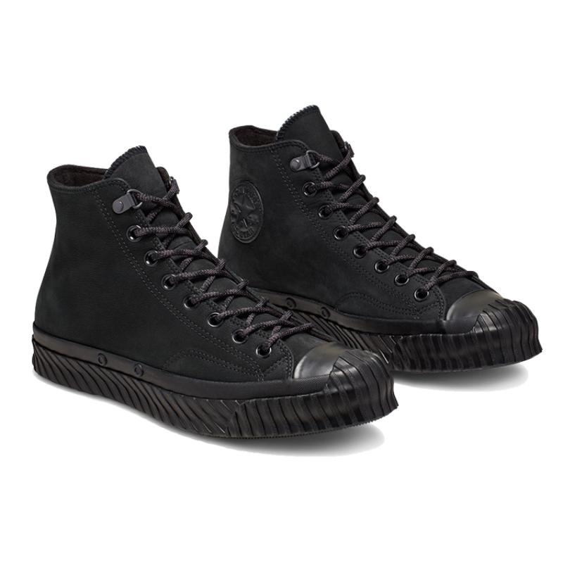 Converse Chuck 70 1970-е годы HI Флис Удобные и Универсальные Высокие парусиновые Унисекс Черный Воин