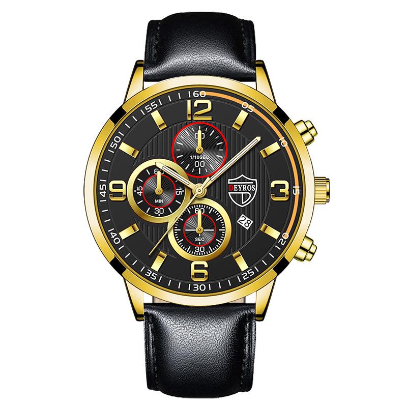 Men's Watch Belt Men's Calendar Watch Casual Watch Fashion Watch Student Quartz Watch