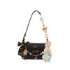 Shoulder Bag [Customized Bag] Nolita 19 Retro Classic Old Flower Silver Label Logo Xingyu Butterfly Yarn Basic Package (bag + Dust Bag)