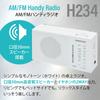ОМ ОМ Электрик АудиоКомм Радио Маленькое Портативное Радио Белый AM/FM RAD-H234N-W 03-7053