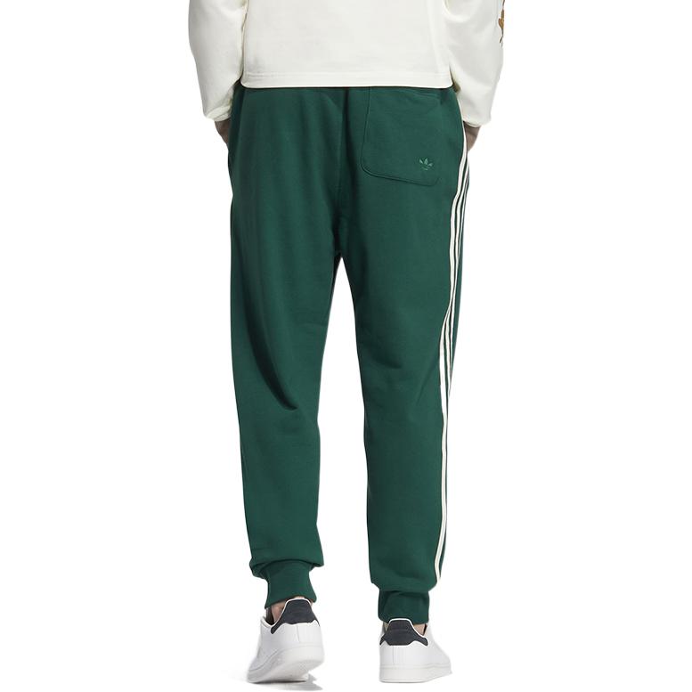 adidas Originals Trefoil Logo Спортивные брюки с 3 полосками и цветными блоками, мужские брюки армейского зеленого цвета HY7228