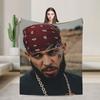 Рэпер J-Jc Reyes Теплое Мягкое Одеяло Студенческое Плюшевое Плед Новинка Гостиная Фланелевое Покрывало Чехол для Диван-кровати