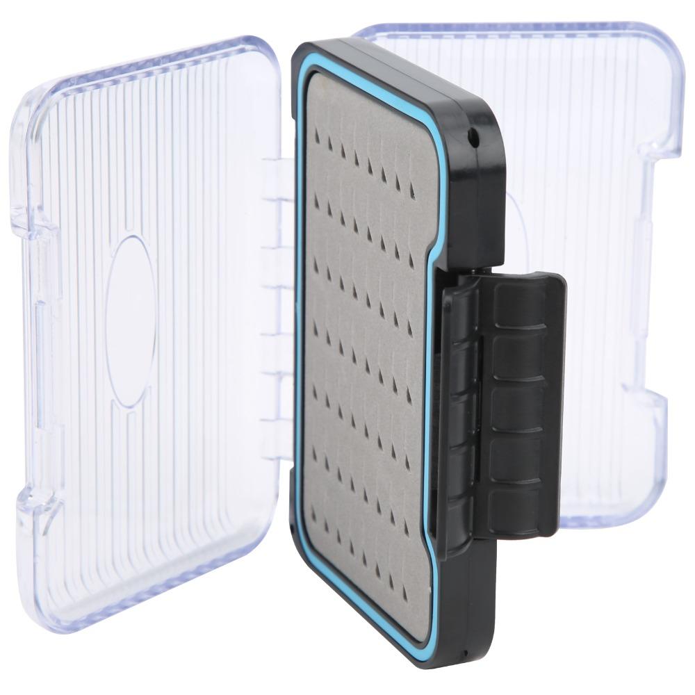 PP Fly Fishing Box Waterproof Fly Lures Case Portable Flies Storage Case Wet Flies Storage