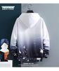 Men's Korean Style Gradient Hoodie & Casual Pants Set