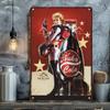 Металлическая табличка с постерами напитка Nuka Cola - Идеальный декор для стены паба, игровых зон, ретро-игровой тематики, металлическое искусство