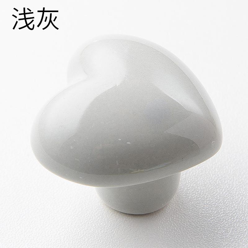 Керамическая ручка для дверцы шкафа в форме сердца, ручка для детского шкафа