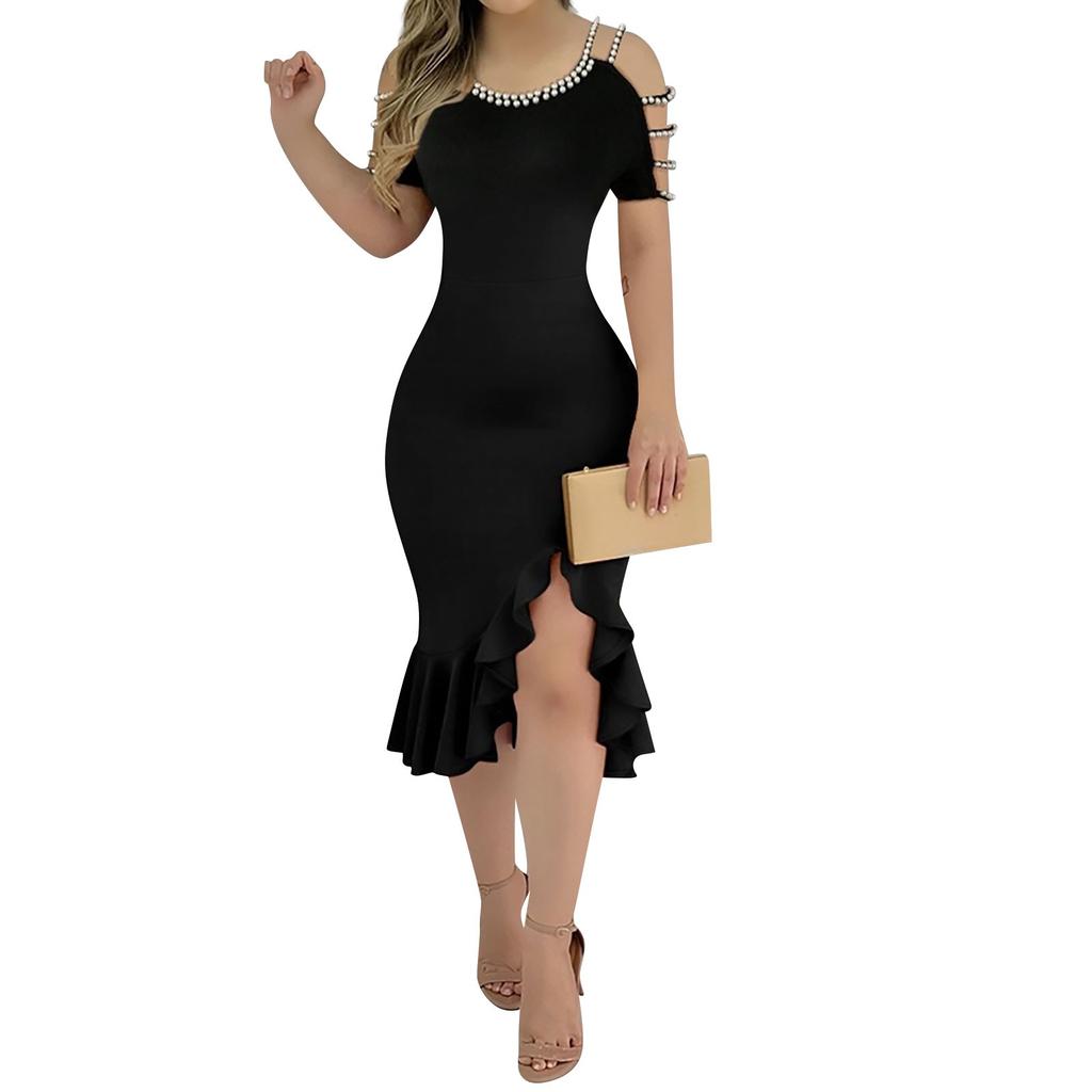 Женская мода повседневные платья однотонные платья