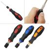 Compact Screwdriver Bit Metal & Plastic Self Screwdriver Holding Tool PP Handle 1/4"/6.35mm Quick Release Handle Tool