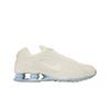 Женские кроссовки Shox R4 SE Pale Ivory с изящным логотипом Swoosh кремовые светло-орехово-коричневые небесно-голубые IH3572-110