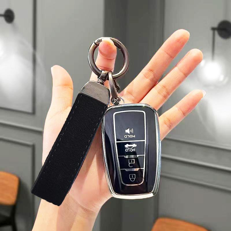 Автоматический Бесключевой Защитный Чехол-Брелок Для Toyota Highlander Prius C-Hr Corolla Hybrid Rav4 Camry Чехол Для Автомобильного Ключа Аксессуары