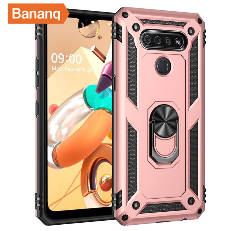 Противоударный защитный чехол Peatop для телефона LG K92 5G K53 K52 K31 K22 K32 Aristo 5 Plus Harmony 4 металлические чехлы-подставки с кольцом для пальца