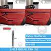 For Porsche Boxster Cayman 718 982 2016- Carbon Fiber Gear Shift Dashboard Center Console Interior Sticker Car Accessories