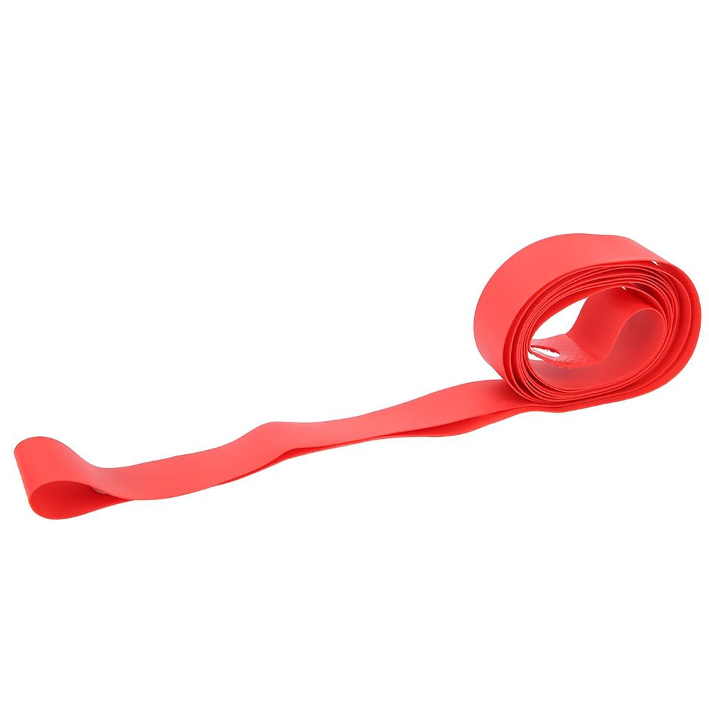 PVC Bicycle Inner Tube Tyre Mountain Bike Protection Pad Liner Bike Tire Rim Tape(Red 700C)