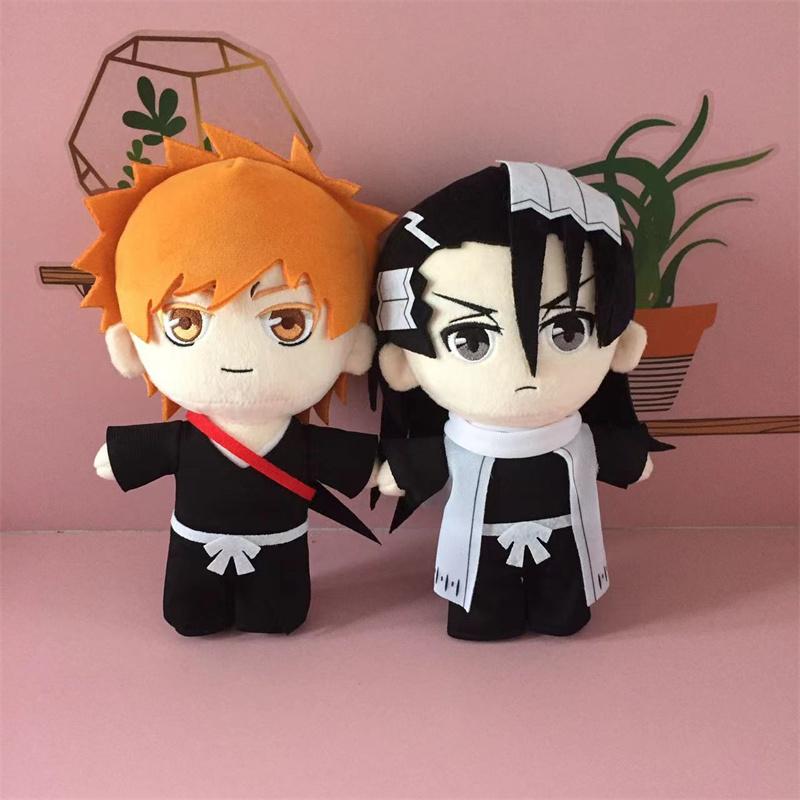 Kuchiki Byakuya Kurosaki Ichigo Cosplay Plush Doll Toy 20cm Cute Soft Stuffed Pillow Kids Gift