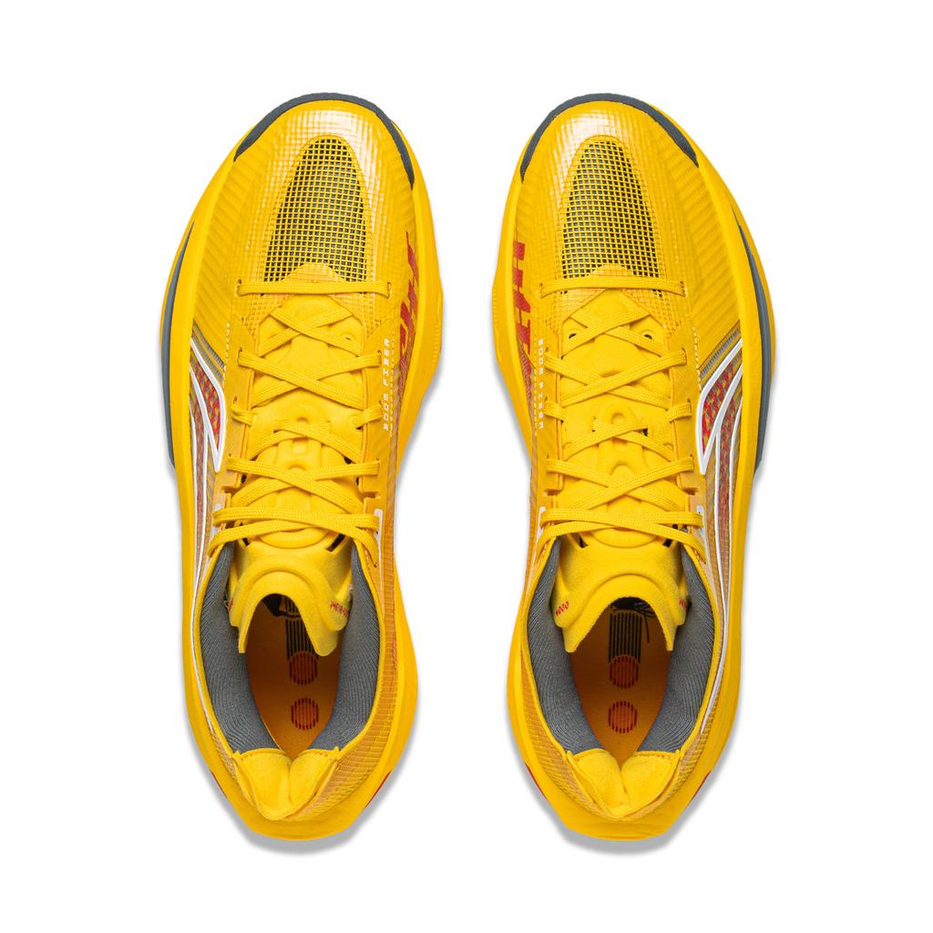 Новые сверхлегкие кроссовки LiNing с амортизацией, противоскользящие, износостойкие, с отскоком, с низким верхом, для баскетбола, мужские, желтые ABAV007-2